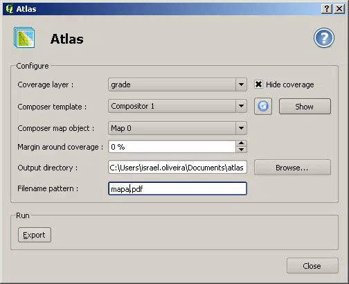 QGIS: Atlas Plugin