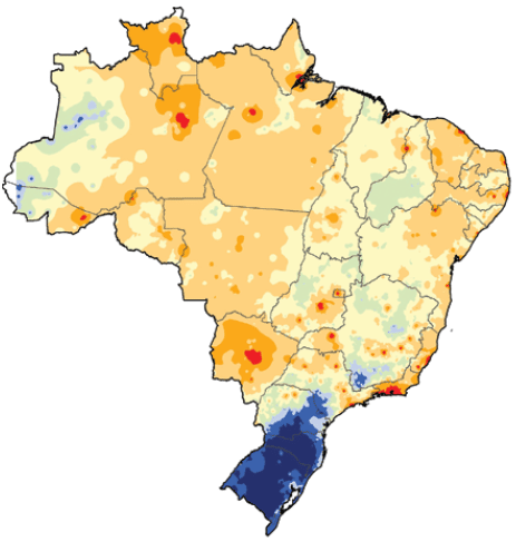 Intensidade da Dengue no Brasil