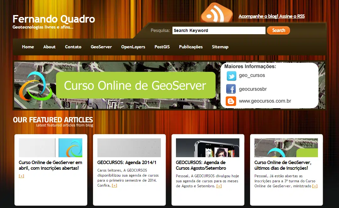 Blog Fernando Quadro - Geotecnologias