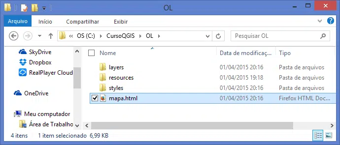 Como Exportar um Projeto do QGIS para o OpenLayers