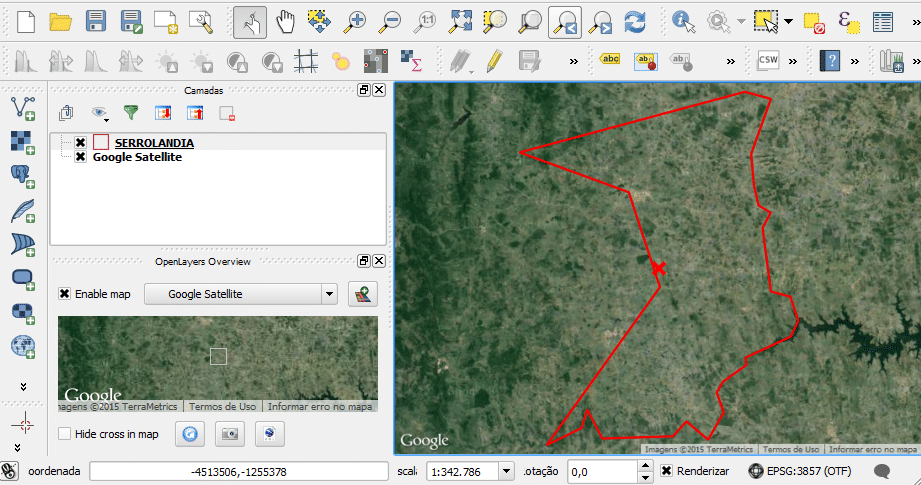 Atualização do Mapa de Estradas Municipais de Serrolândia/BA com uso de ferramentas livres: Integração entre o Quantum GIS e o Google Earth