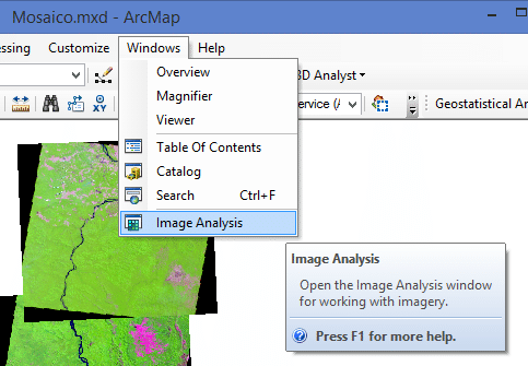 Image Analysis no ArcGIS