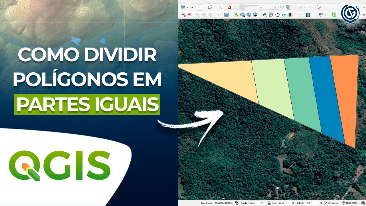Como Dividir Polígonos em partes com Áreas Iguais no QGIS