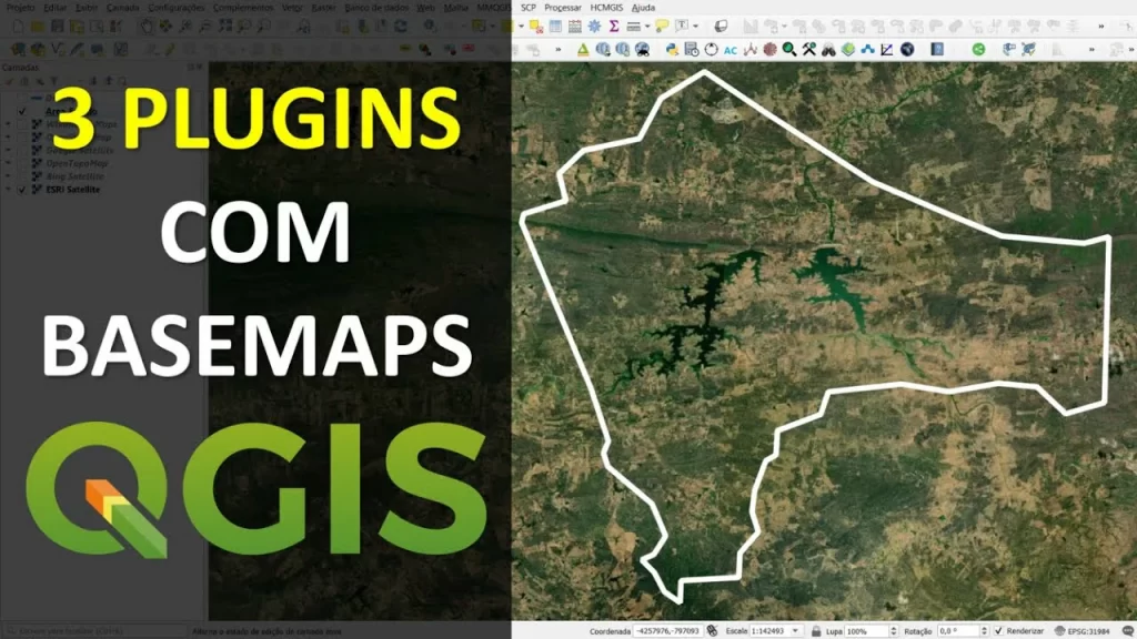 3 Plugins com Basemaps QGIS